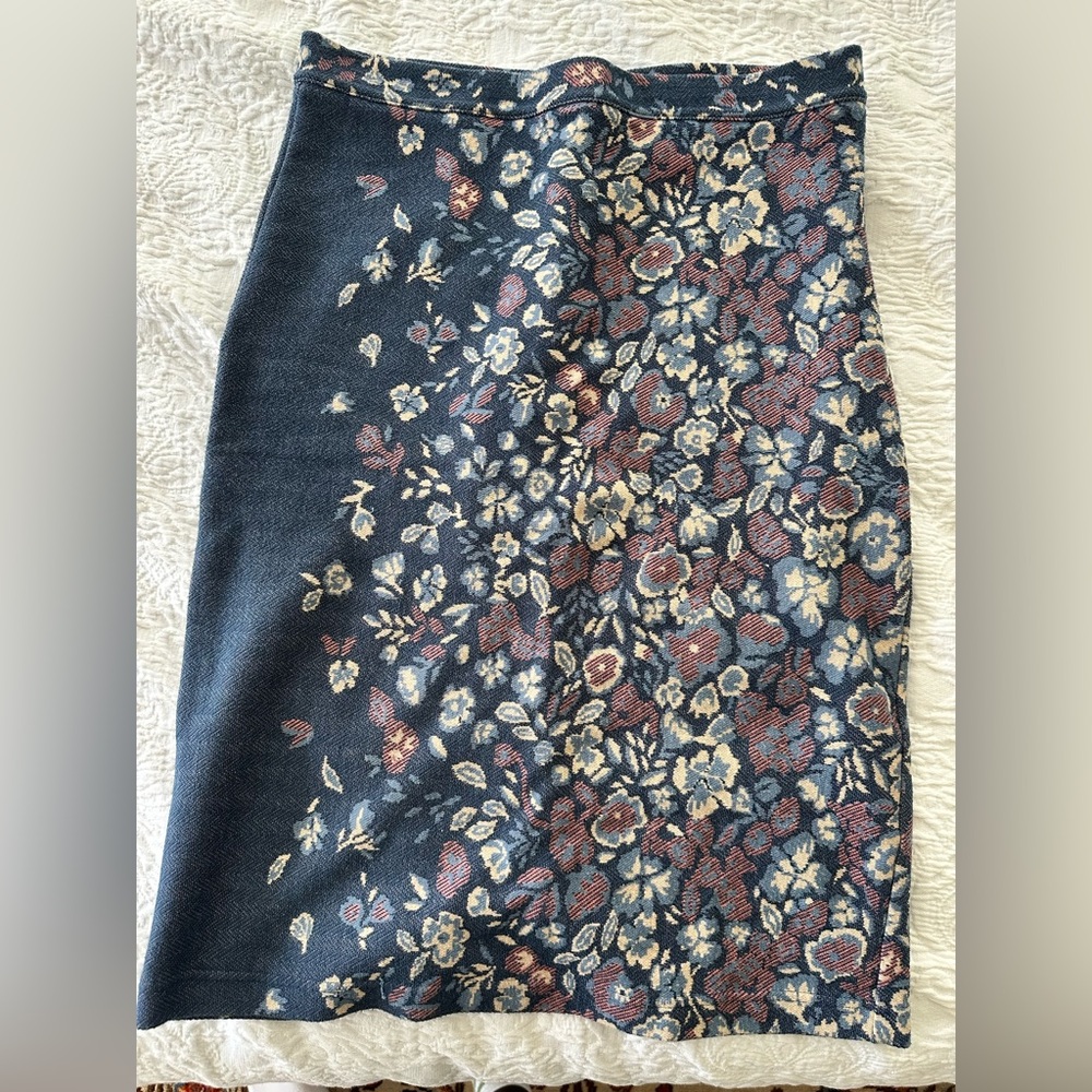 Maeve Anthropologie Floral Pencil Skirt